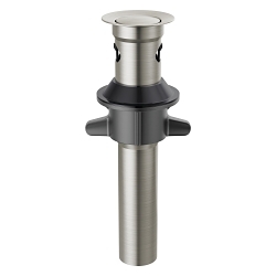 DELTA® RP101630SS Push-Pop Assembly With Overflow, For Use With Sink With Overflow, Metal, Import, Commercial/Residential