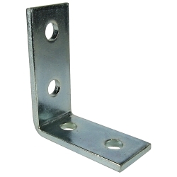 Dottie® SAF490 90 deg Angle Bent Fitting, 4 Holes, 1-5/8 in L x 3-3/4 in W, Steel