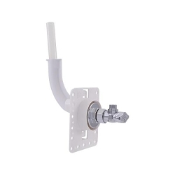 Holdrite® HR-F-P-1 HR-F Quarter-Turn Handle Fixture Outlet Box, 3/8 in Outlet OD Compression Outlet, ABS/DZR LF Brass