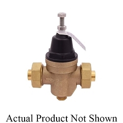 LEGEND 111-025NLS T-6802NL Compact Pressure Reducing Valve With Glass-Filled Reinforced Polycarbonate Bonnet, 1 in Nominal, Solder Union End Style, 25 to 75 psi Outlet/300 psi CWP Pressure, 16.7 gpm Flow Rate, Brass Body, Import