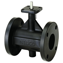 NIBCO® NLFF30E FC-2765-3 Flat Face Butterfly Valve, 2-1/2 in Nominal, Flanged End Style, 125 lb, Cast Iron Body, EPDM Softgoods, Domestic
