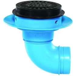 Orion® Blueline™ 710339 FD-2 Floor Drain, 4 in Outlet, No-Hub Connection, Import