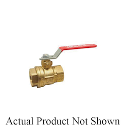 RWV® 5044F 2-1/2 Standard Ball Valve With Handle, 2-1/2 in Nominal, FNPT End Style, Forged Brass Body, Full Port, PTFE Softgoods