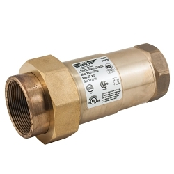 WATTS® 0061945 Dual Check Valve, 2 in Nominal, FNPT End Style, 175 psi Max Pressure, Bronze Body, Domestic