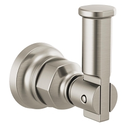 Brizo® Invari™ Robe Hook, 1 Hook, 3.13 in OAH x 1.81 in OAW x 2.88 in OAD, Metal, Import