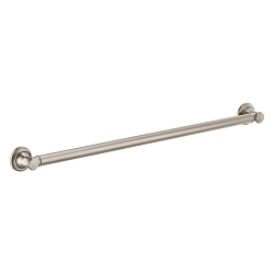 Brizo® 693610-NK Round Traditional Decorative Grab Bar, 36 in L x 1-1/4 in Dia, Brilliance® Luxe Nickel, Metal, Import