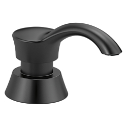 DELTA® RP50781BL Deluca™ Soap/Lotion Dispenser, Matte Black, 13 oz Capacity, Import