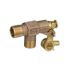 WATTS® 0770180 Standard Duty Mechanical Float Valve, 1/2 in Nominal, FNPT End Style, 29 gpm Flow Rate, 125 psi Pressure, Import