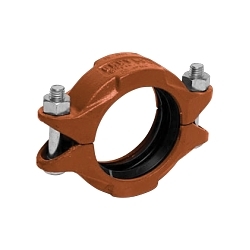 Gruvlok® 0390000404 FIG 7000 Flexible Pipe Coupling With EPDM Gasket, 6 in Nominal, Grooved End Style, Ductile Iron, Rust Inhibiting Painted, Domestic