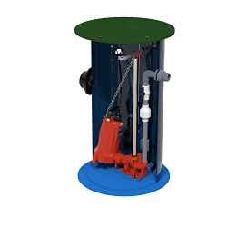 Liberty Pumps® 2448LSGX202 2448LSGX, 38 gpm Max Flow, 10 ft Rated Head, Automatic, 93 gal Basin, 185 ft Max Head, 208 to 230 VAC, 1 ph Phase