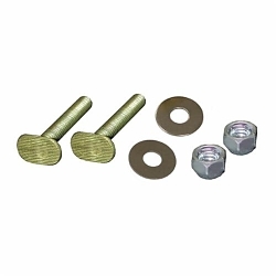 Jones Stephens™ C02011 Closet Bolt With Acorn Nut and Washer, 2-1/4 in OAL, Brass