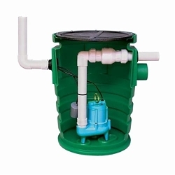 Little Giant® 509204 9SN Automatic Sewage Pump, 30 gpm Flow Rate, 2 in Outlet, 1 ph, 4/10 hp, Cast Iron