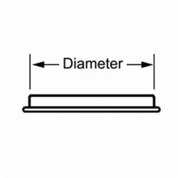Hart & Cooley® by Duravent 016510 Tee Cap, Aluminum, Fits Duct Size: 8 in, 9 in W x 1/2 in H Cap, Domestic