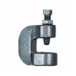 Anvil® 0500007406 FIG 86 C-Clamp With Set Screw and Lock Nut, 3/8 in Rod, 400 lb Load, Malleable Iron, Black Oxide