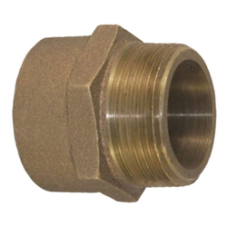 EPC 10047130 58042 Solder DWV Male Fitting Adapter, 2 in Nominal, Fitting x M End Style, Cast Brass