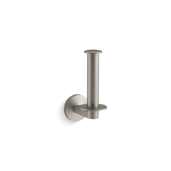 Kohler® 78383-BN Components™ Vertical Toilet Paper Holder, Brass/Zinc, Vibrant® Brushed Nickel