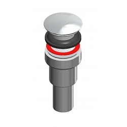 OS&B 3535Q-BN 3535Q Lavatory Vessel Clicker, 1-1/4 in Nominal, Brass Drain