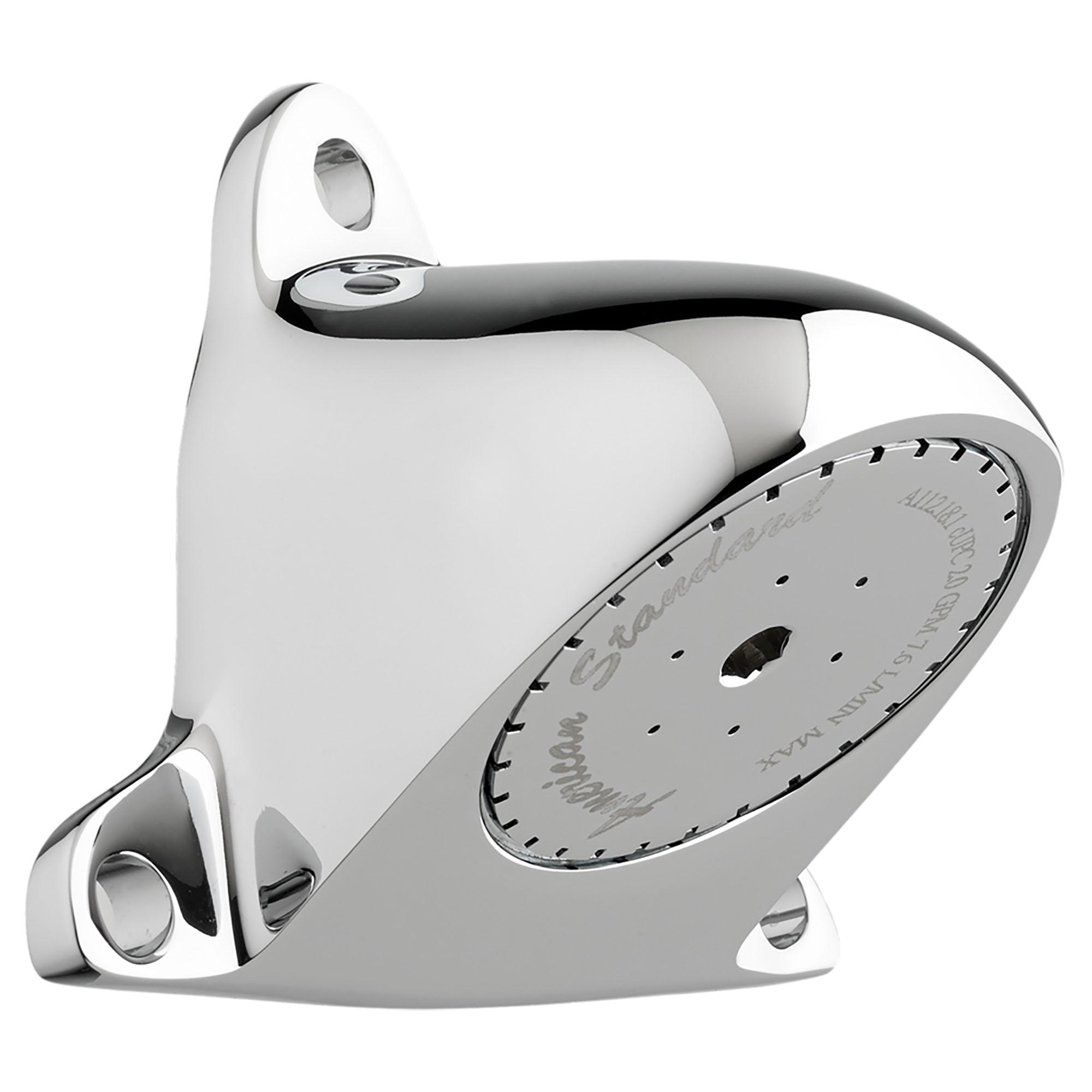 American Standard 1660244.002 EasyClean® Shower Head, 2.5 gpm Min, 2.5 gpm Max Flow, 1 Spray, Wall Mount, 2-1/2 in Dia Head, Import