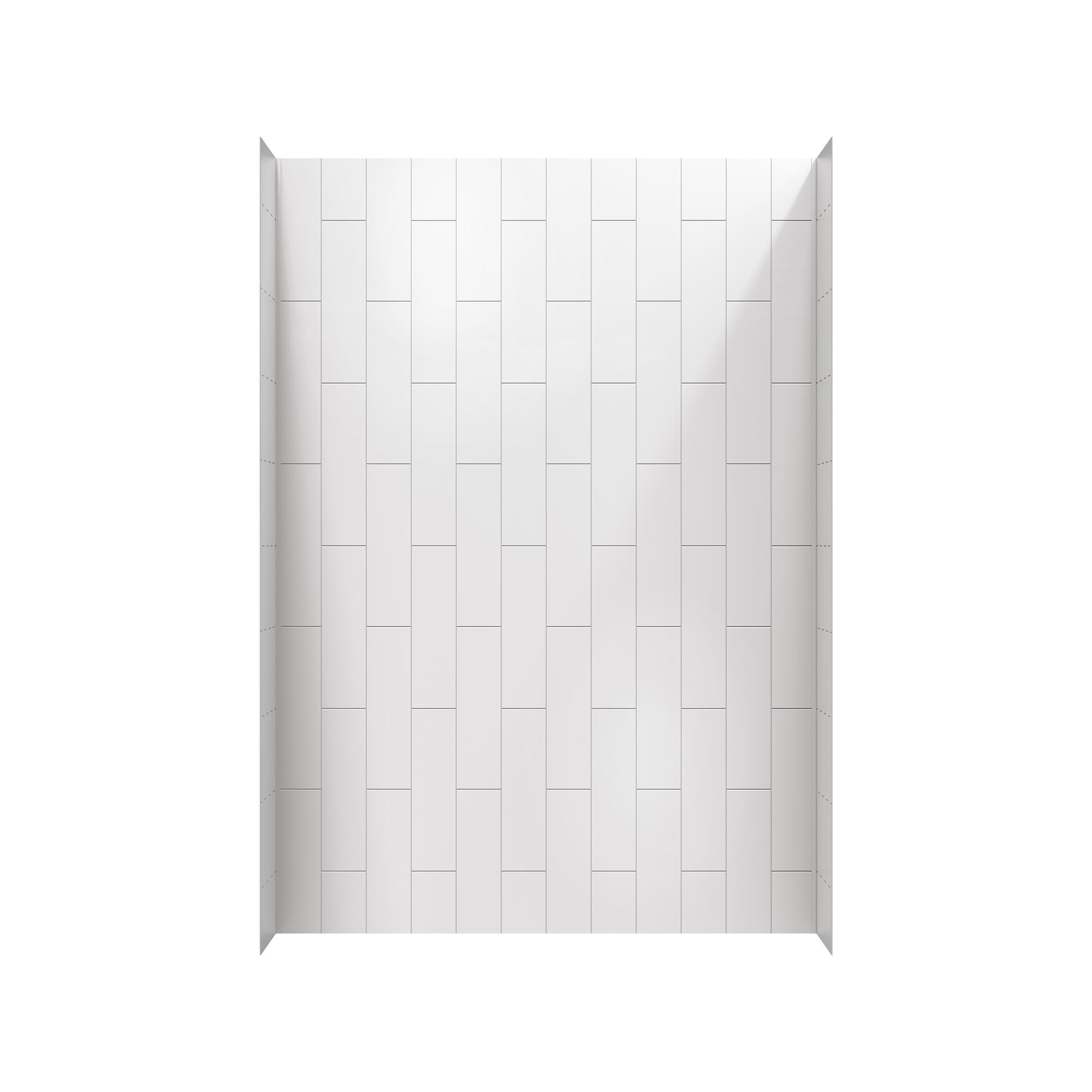 American Standard 2951SWT36.020 Vertical Tile Shower Wall Set, 60 in L x 36 in W x 84 in H
