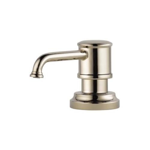 Brizo® RP75675PN Artesso® Traditional Soap/Lotion Dispenser, 15 oz Bottle Capacity, Deck Mount, Import