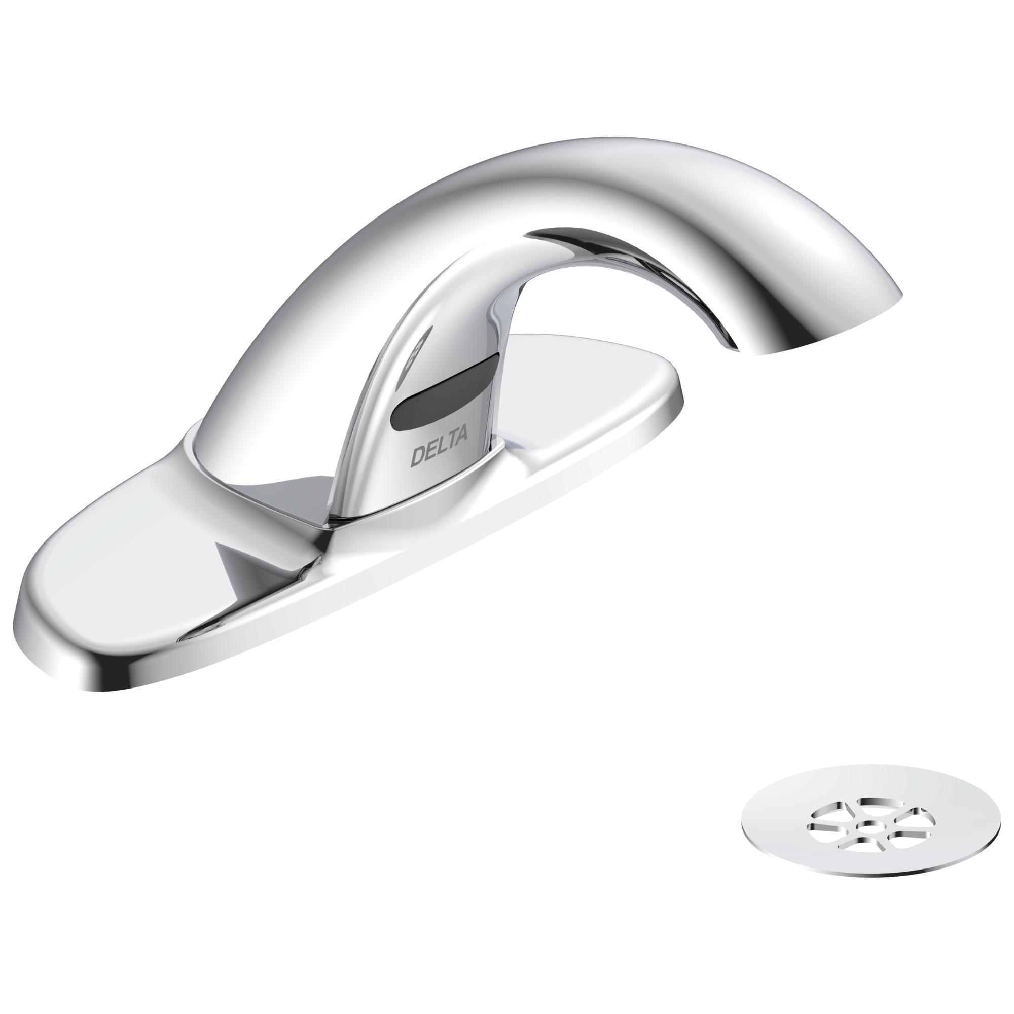Commercial 591-TFHGMHDF HDF® Battery Lavatory Faucet, 0.5 gpm Flow Rate, Chrome