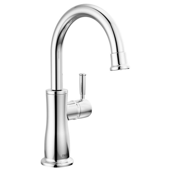 DELTA® 1960-DST Traditional Beverage Faucet, 1.5 gpm Flow Rate, Polished Chrome, 1 Handles, Import, Commercial/Residential