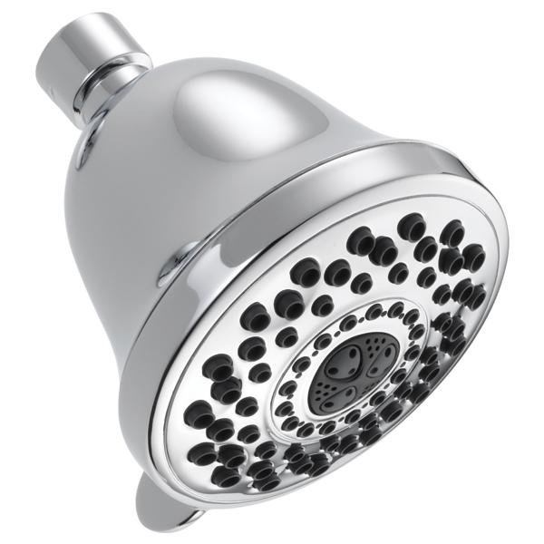 DELTA® 52626-PK Shower Head, 2 gpm Minimum, 7 Sprays, Wall Mount, Import