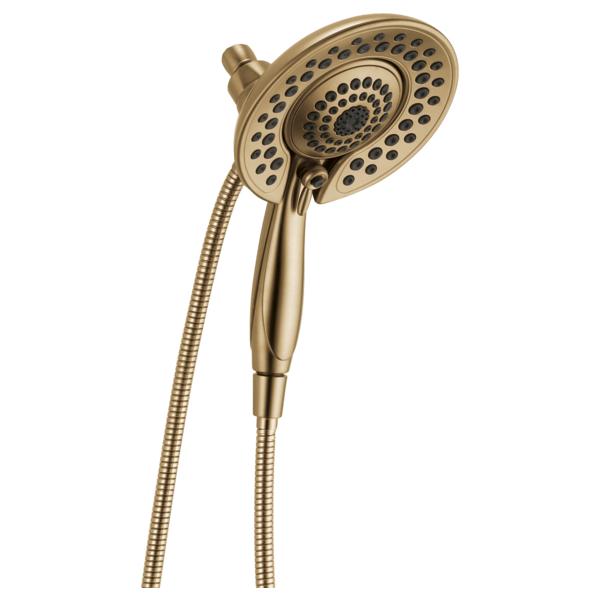 DELTA® 58569-CZ-PK In2ition® 2-in-1 Shower, 5 Shower Head, 2 gpm Flow Rate, 82 in L Hose, Champagne Bronze, Import