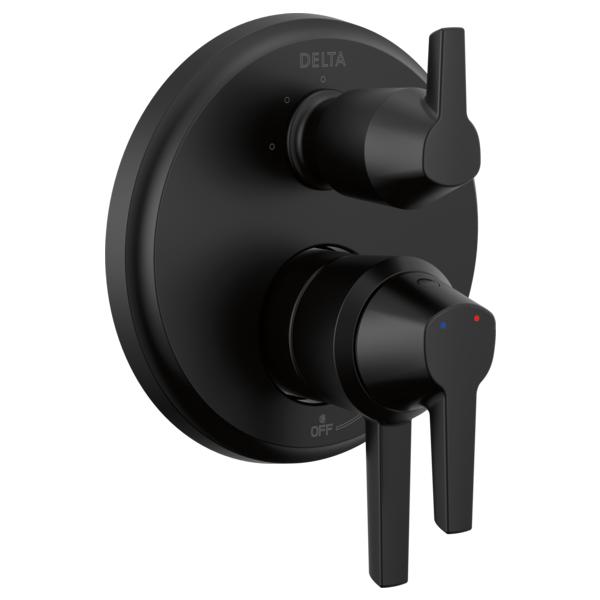 DELTA® T27871-BL Monitor® 17 Series Integrated Diverter Trim, 5.8 gpm Shower, Matte Black