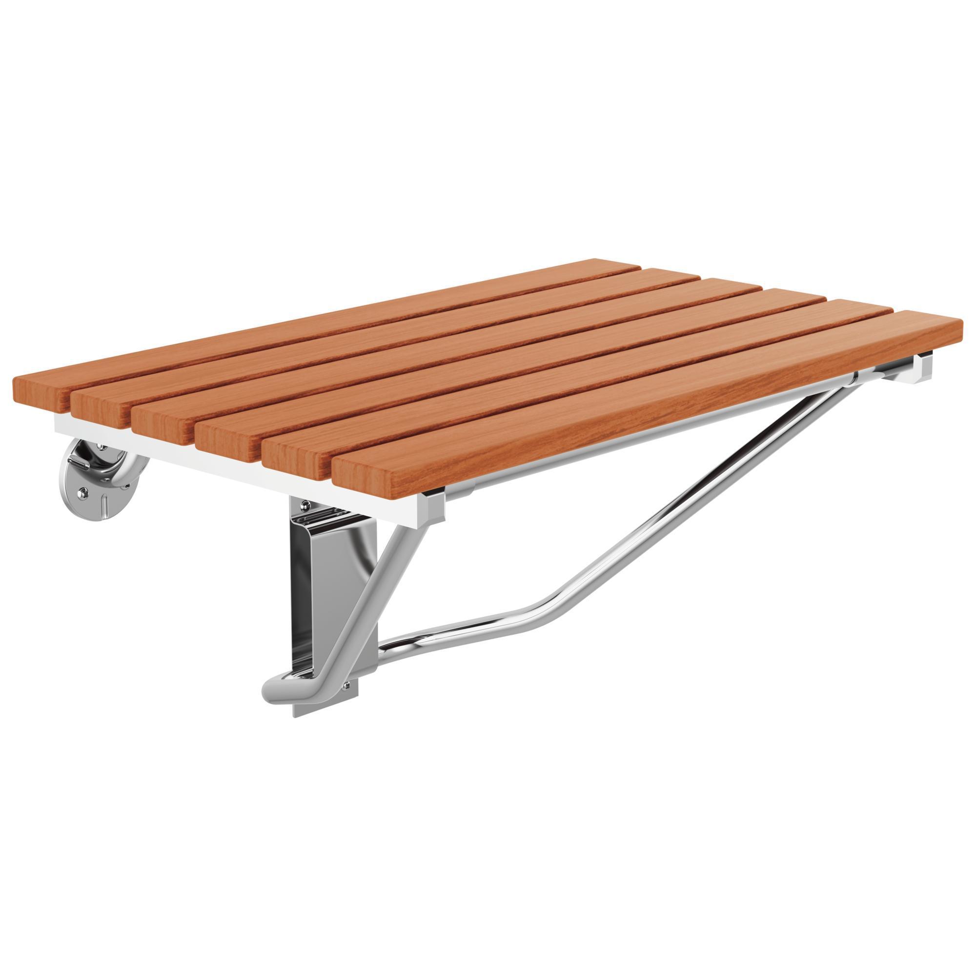 DELTA® 5SE-ADA-6 Steam Shower Seat, 250 lb Weight Capacity, Brass, Chrome, Import