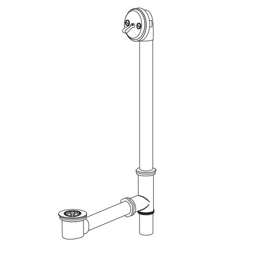 Gerber® G00418137088 41-813 Series Trip Lever Bath Drain With Female Outlet Tee, 