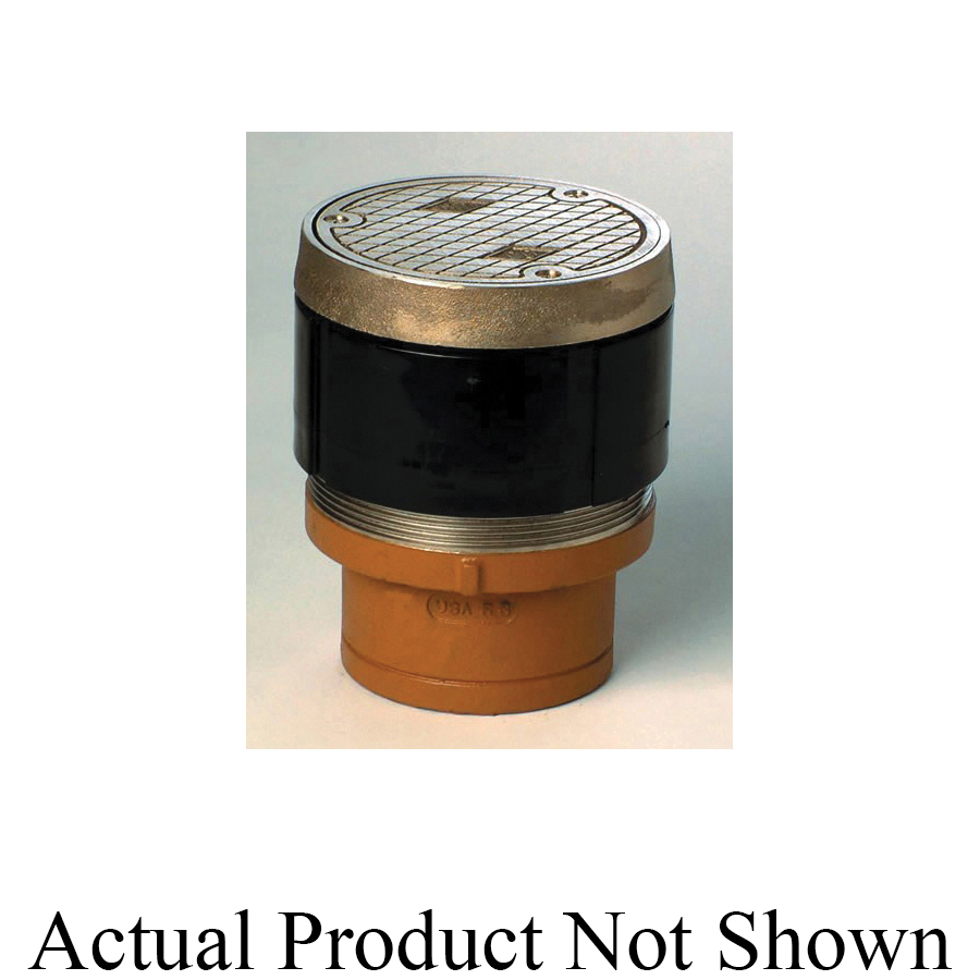 Smith® 4020S02-NS (-PB) Finished Floor Cleanout, 5-3/4 in Cleanout, 2 in Outlet, Cast Iron