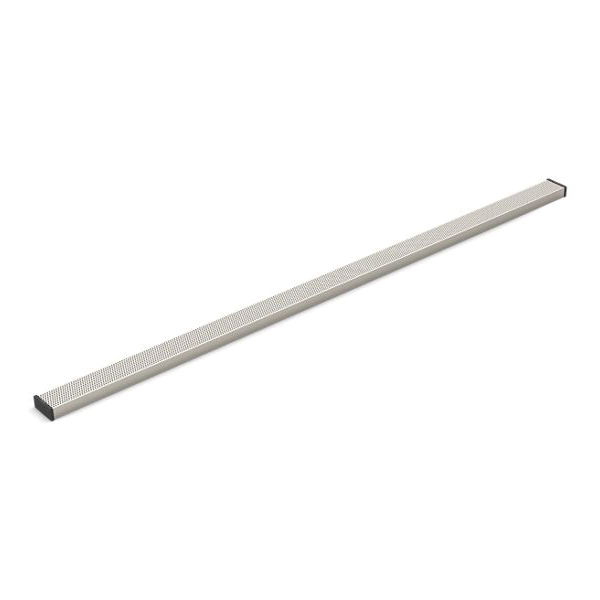 Kohler® 80661-BNK Rectangular Linear Drain Grate With Perforated Pattern, 2-1/2 in Nominal, Anodized Aluminum Drain