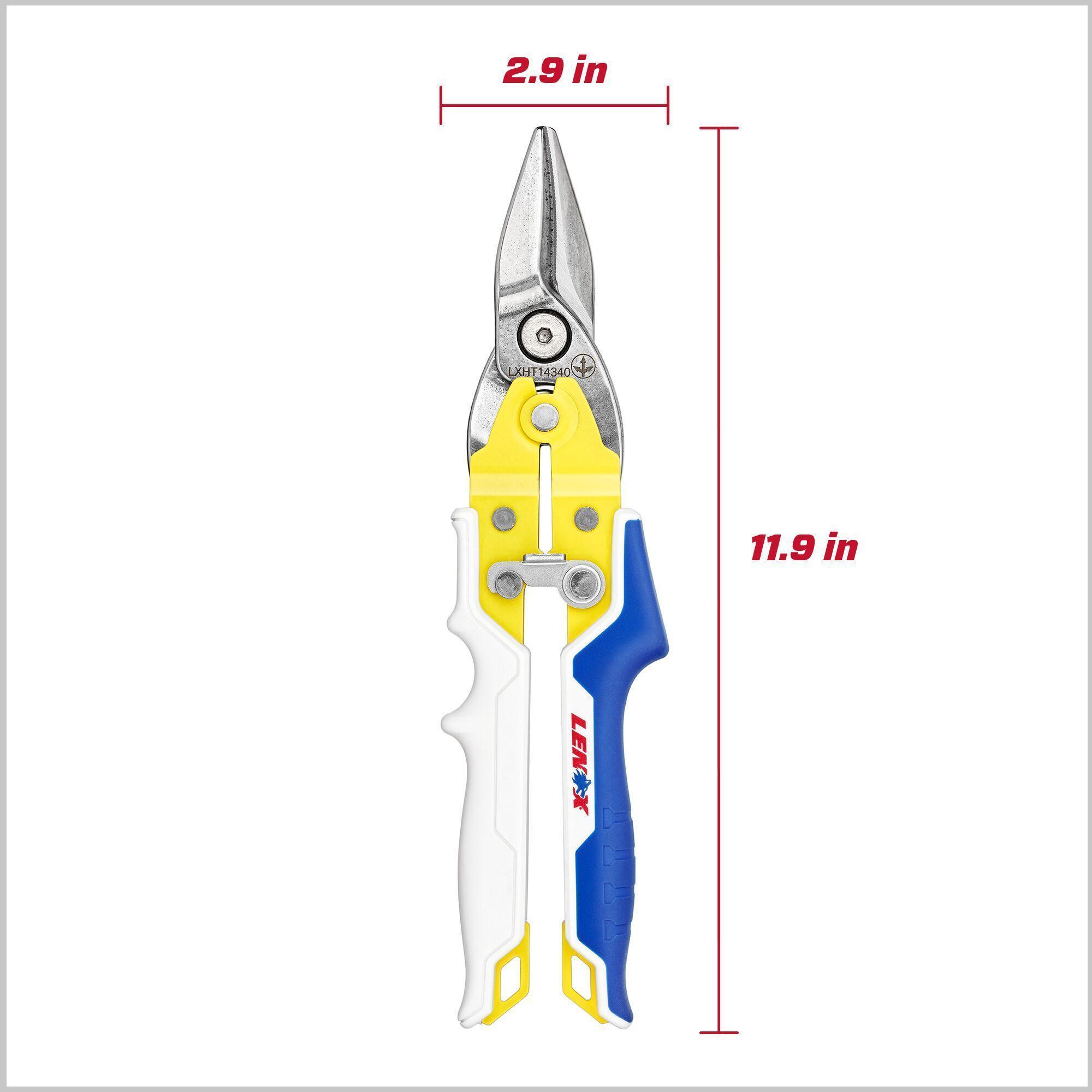 Lenox® LXHT14340 Aviation Snip, Straight Snip