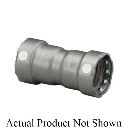 MegaPress® 84235 Model 5915 Coupling, 1-1/2 in Nominal, Press End Style, Carbon Steel, Import