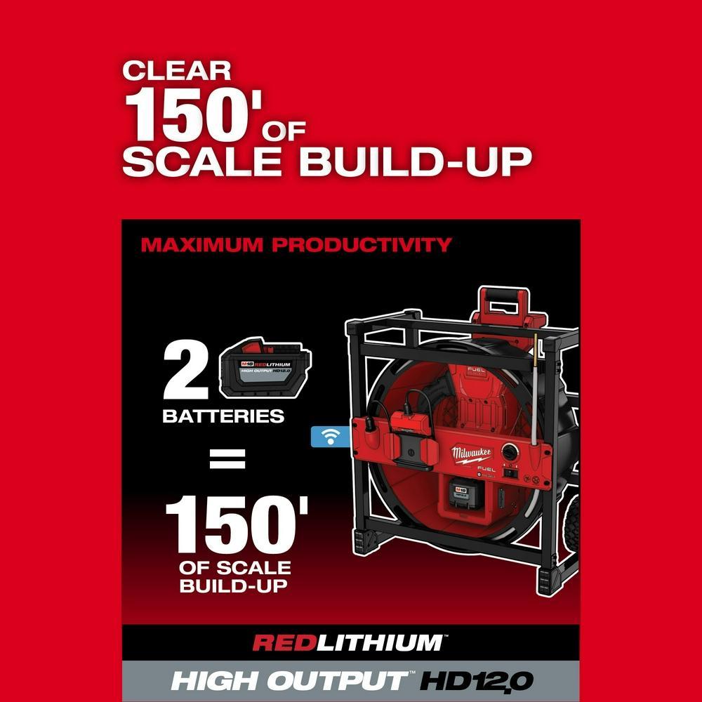 Milwaukee® 48-53-3021 Standard Chain Knocker, For Use With Competitive 5/16 in flexible shaft machines, the M18 FUEL High Speed Chain Snake for 1-1/2 in to 4 in Pipes, 2 in Pipe Capacity, Carbon Steel