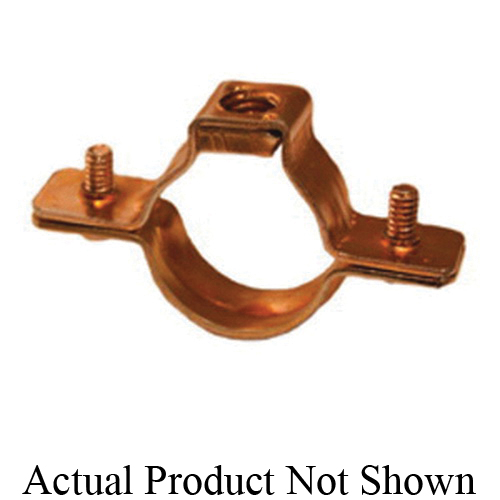Sioux Chief 516-7CB Overhead Split Ring Hanger, 2 in CTS Pipe/Tube, 3/8 in Rod, 180 lb Load, Steel, Copper Plated, Domestic