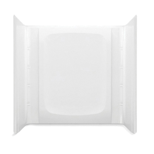 Sterling® 71424100-0 STORE+™ 10-Piece Bath/Shower Wall Set, 60 in L x 32 in W x 58-1/2 in H, Solid Vikrell®