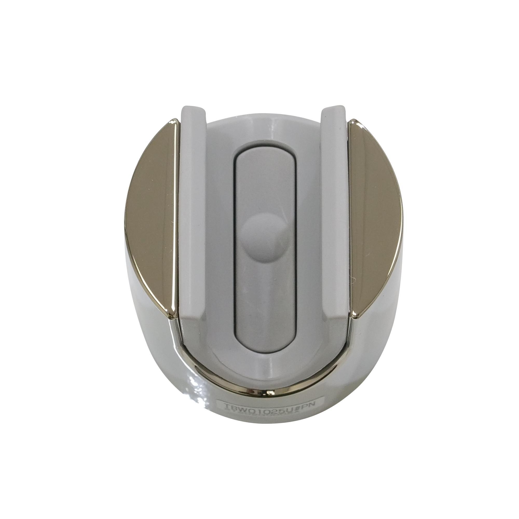 Toto® TBW01025U#PN Round Handshower Mount, Wall Mount, For Use With Shower Hose with Swivel Nut, 3 deg Tapered Angle, Plastic