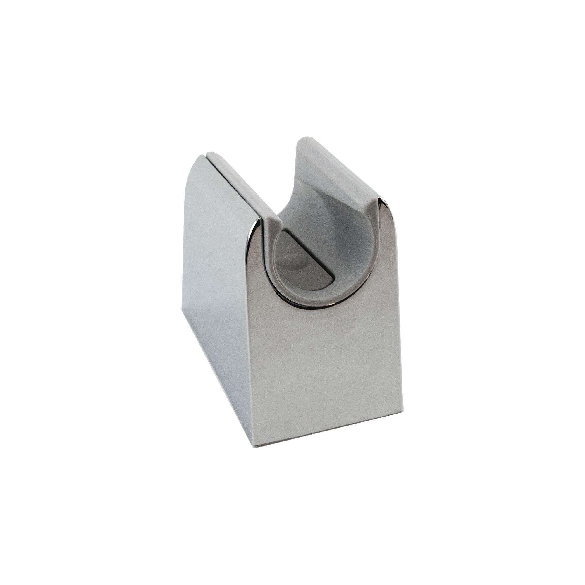 Toto® TBW02014U#CP Square Handshower Mount, Wall Mount, For Use With Shower Hose with Swivel Nut, 3 deg Tapered Angle, Plastic