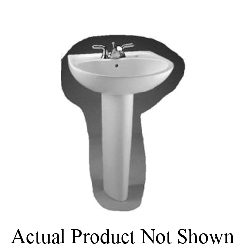 Toto® LT241.8#51 Elegant Lavatory With Rear Overflow, Supreme®, Oval Shape, 8 in Faucet Hole Spacing, 22-7/8 in W x 19-5/8 in D, Wall Mount, Vitreous China, Ebony
