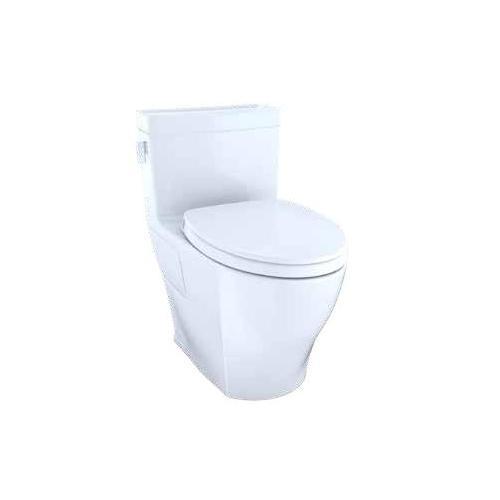 Toto® MS624124CEFG#11 MS624124CEFG, Elongated Bowl, 16.125 in H Rim, 12 in Rough-In, 1.28 gpf Flush Rate, Colonial White, Domestic