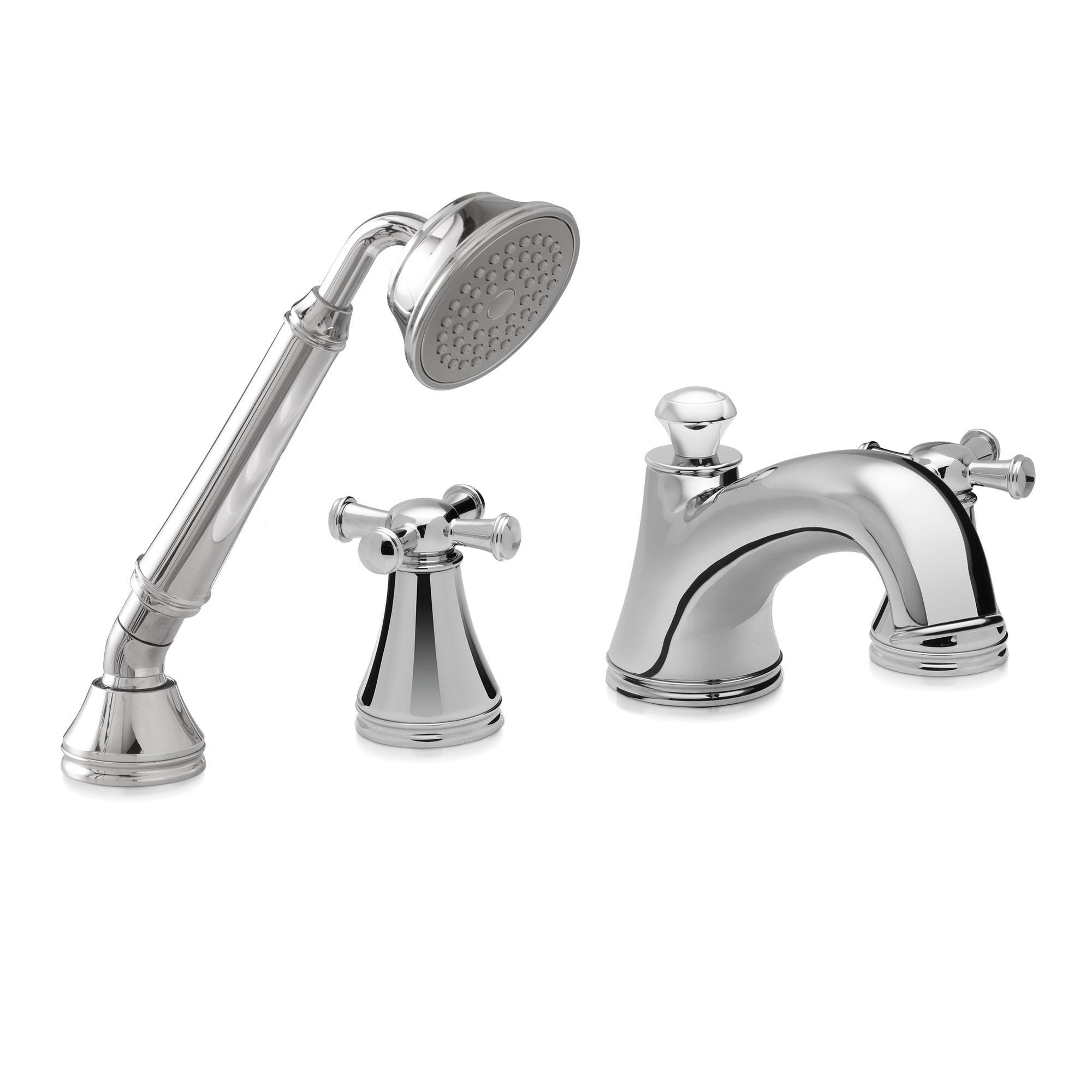 Toto® TB220S#CP Roman Tub Filler Trim, Vivian®, Residential, 10 gpm Flow Rate, Polished Chrome, 2 Handles, Function: Traditional, Import