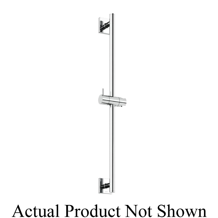 Toto® TBW02012U#BN Decorative Handshower Slide Bar With Square Escutcheon, 24 in L Bar, 26 in OAL x 2-5/8 in OAD, Brass, Brushed Nickel