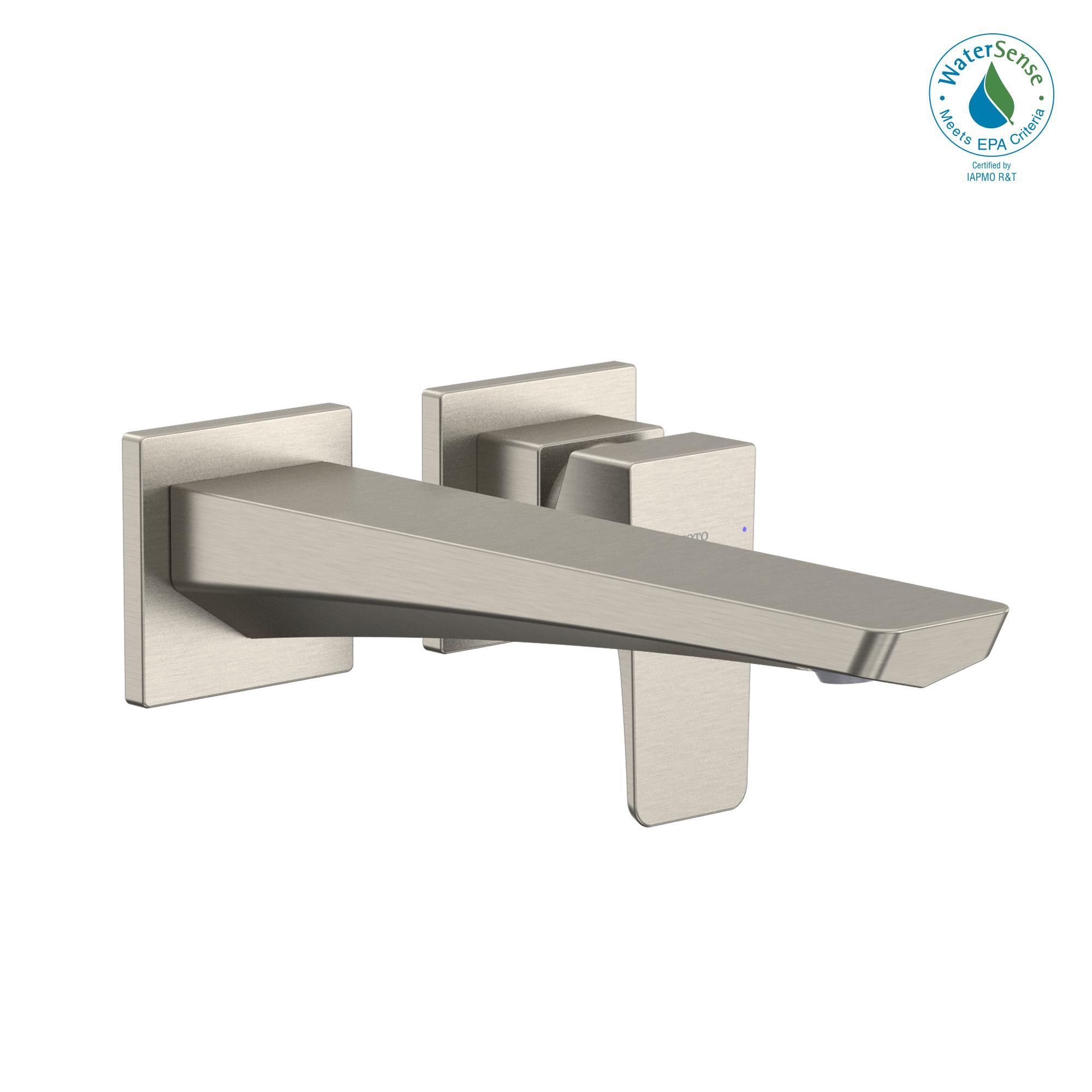 Toto® TLG07308U#BN GE Long Bathroom Faucet With COMFORT GLIDE® Technology, Commercial/Residential, 1.2 gpm Flow Rate, Brushed Nickel, 1 Handle