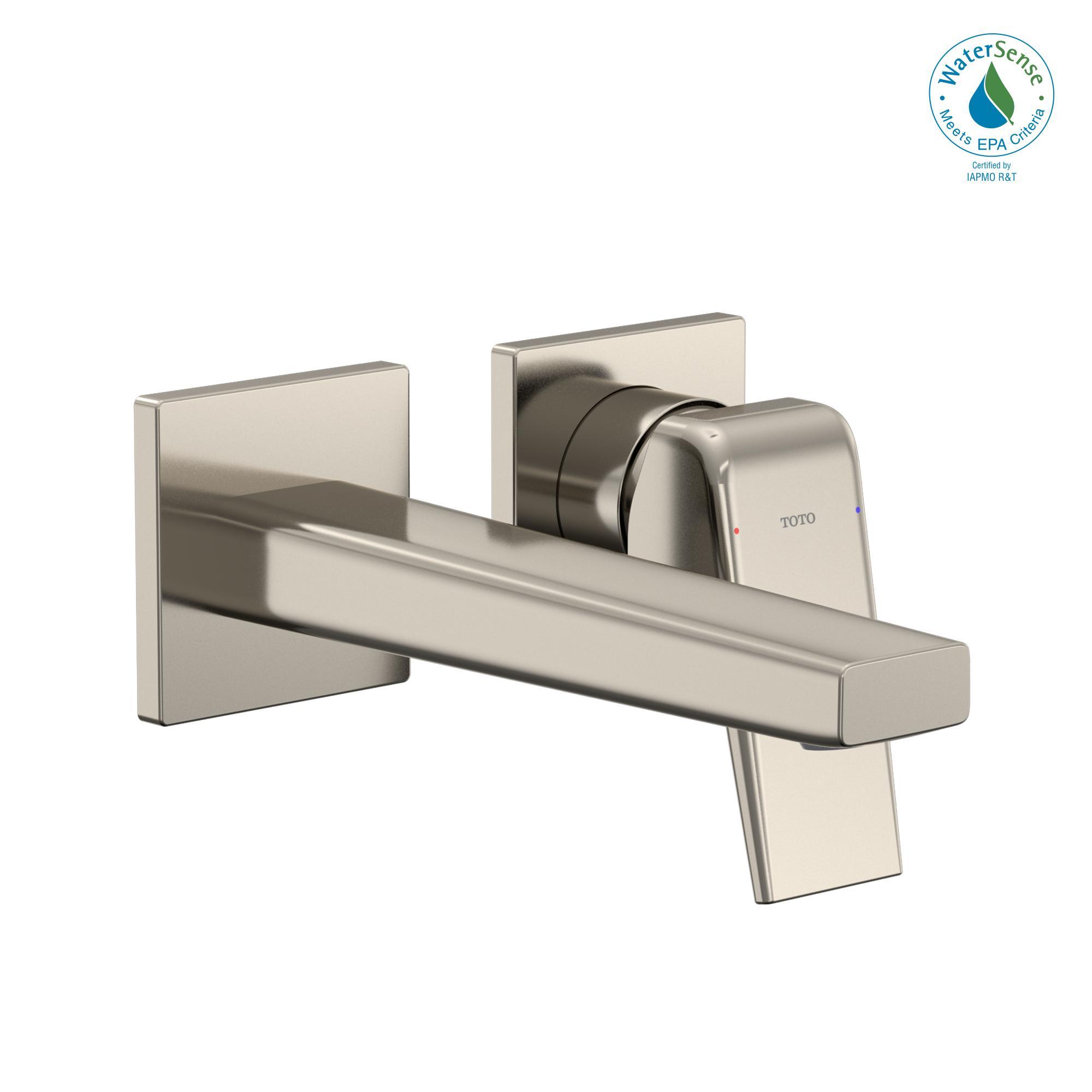 Toto® TLG10307U#PN GB Short Bathroom Faucet With COMFORT GLIDE® Technology, Commercial/Residential, 1.2 gpm Flow Rate, 3-15/16 in Center, Polished Nickel, 1 Handle