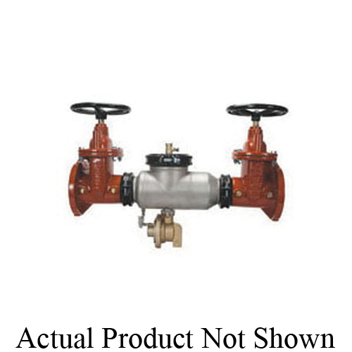 Zurn® Wilkins 212-375ASTOSY 375AST Backflow Preventer, 2-1/2 in Nominal, Flanged Outside Stem and Yoke Gate Valves End Style, Outside Stem and Yoke Gate Valve, 304L Stainless Steel Body, Reduced Pressure, 125 lb