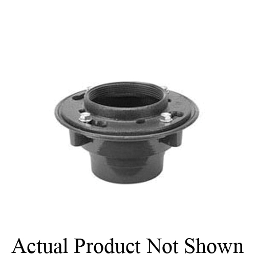 Zurn® Z415-2NH-L/TOP-U1 Floor and Shower Drain, 2 in Outlet, No-Hub Connection, Cast Iron Drain