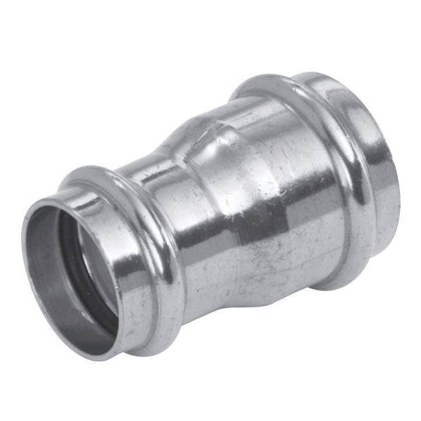 Hammond Valve UltraPress® UltraPure® 9002700PCM PCM600-R Reducing Coupling With EPDM O-Ring, 2-1/2 x 2 in Nominal, Press End Style, Wrot Copper