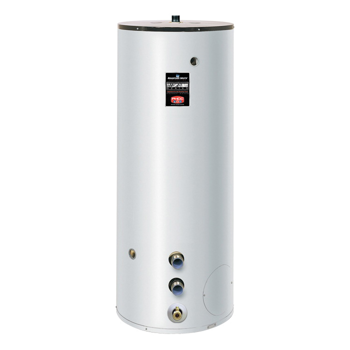 Bradford White® M3ST120R5 Small Volume Commercial Jacketed Storage Tank, 119 gal Tank, 28 in Dia, 2 in NPT Rear Inlet, Domestic